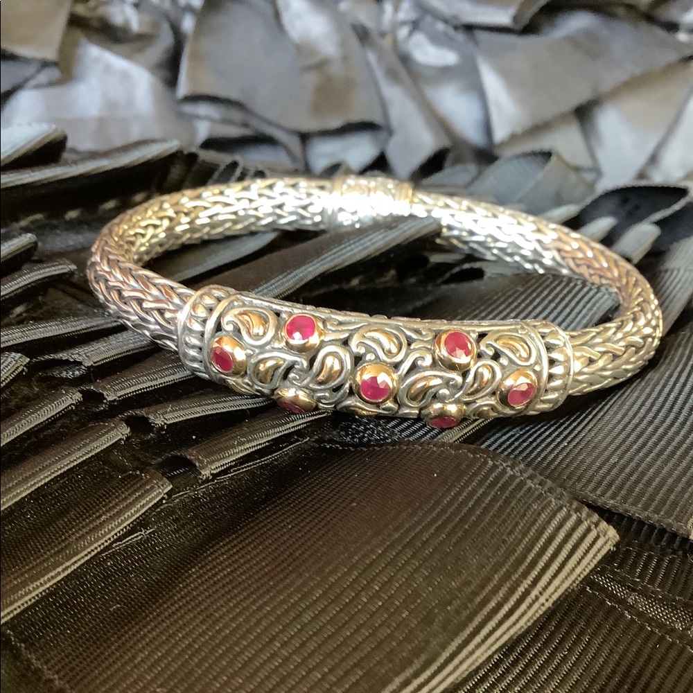 Samuel B. Benham Ruby Byzantine Bracelet